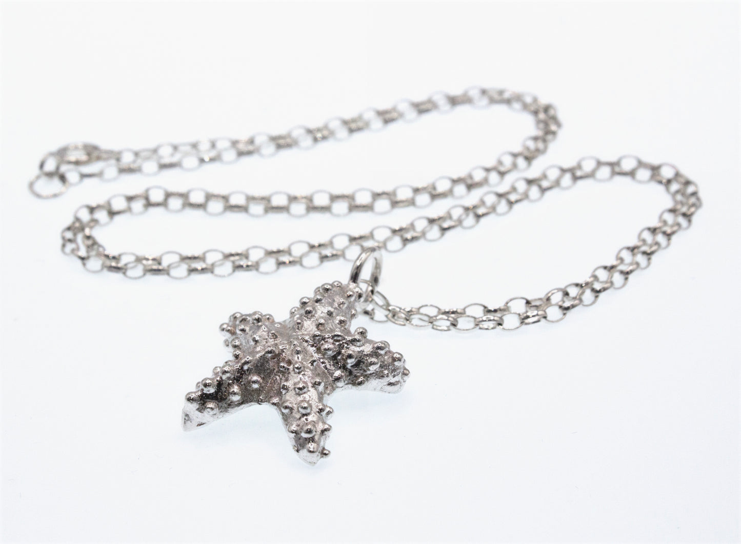Asteroidea Silver Necklace