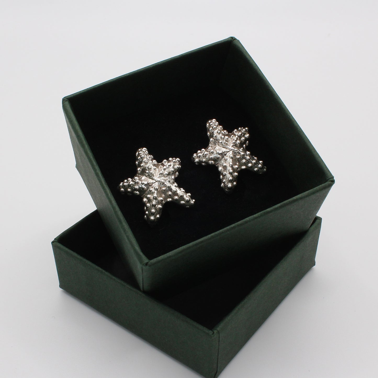 Asteroidea Silver Earrings