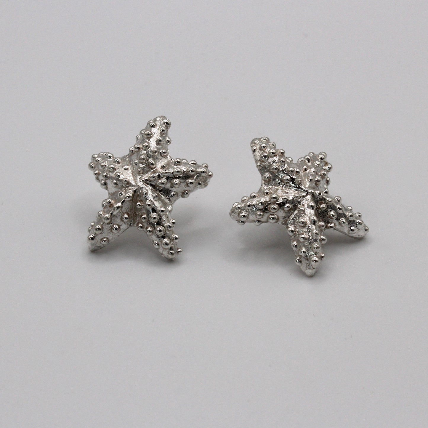 Asteroidea Silver Earrings