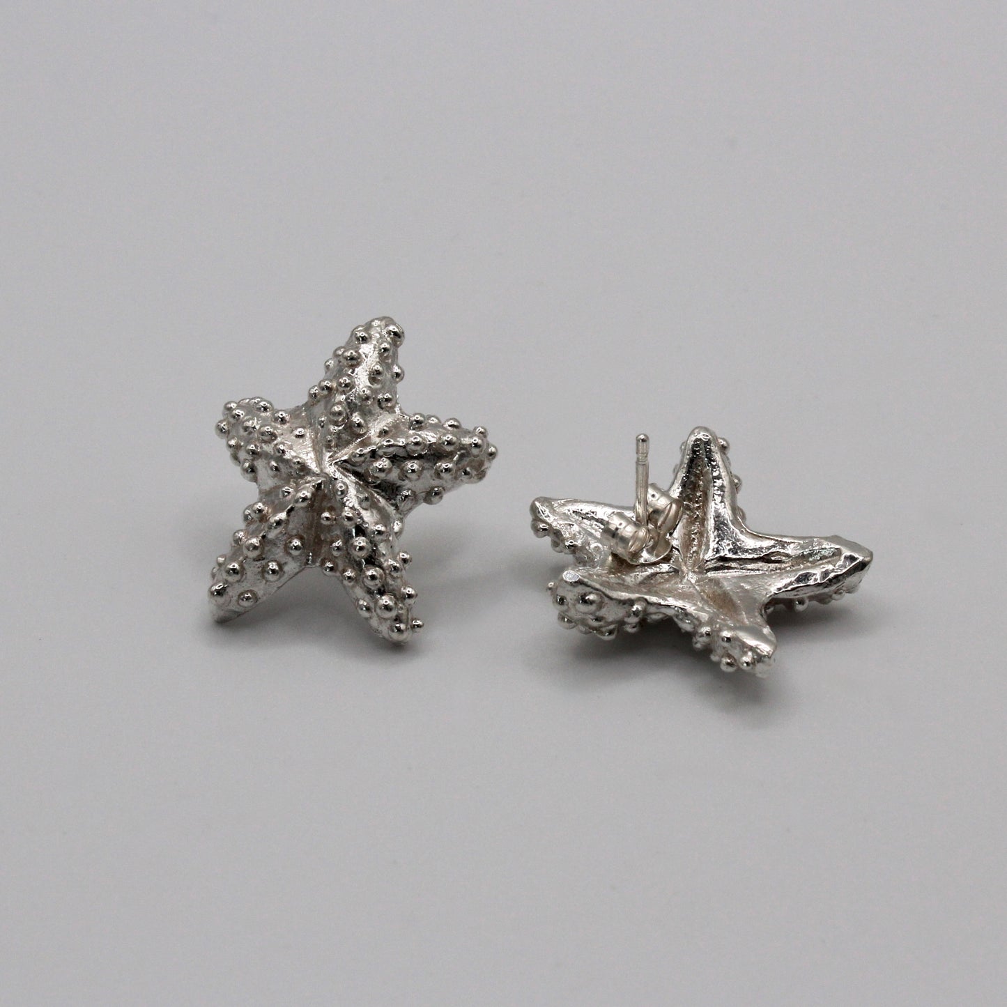 Asteroidea Silver Earrings