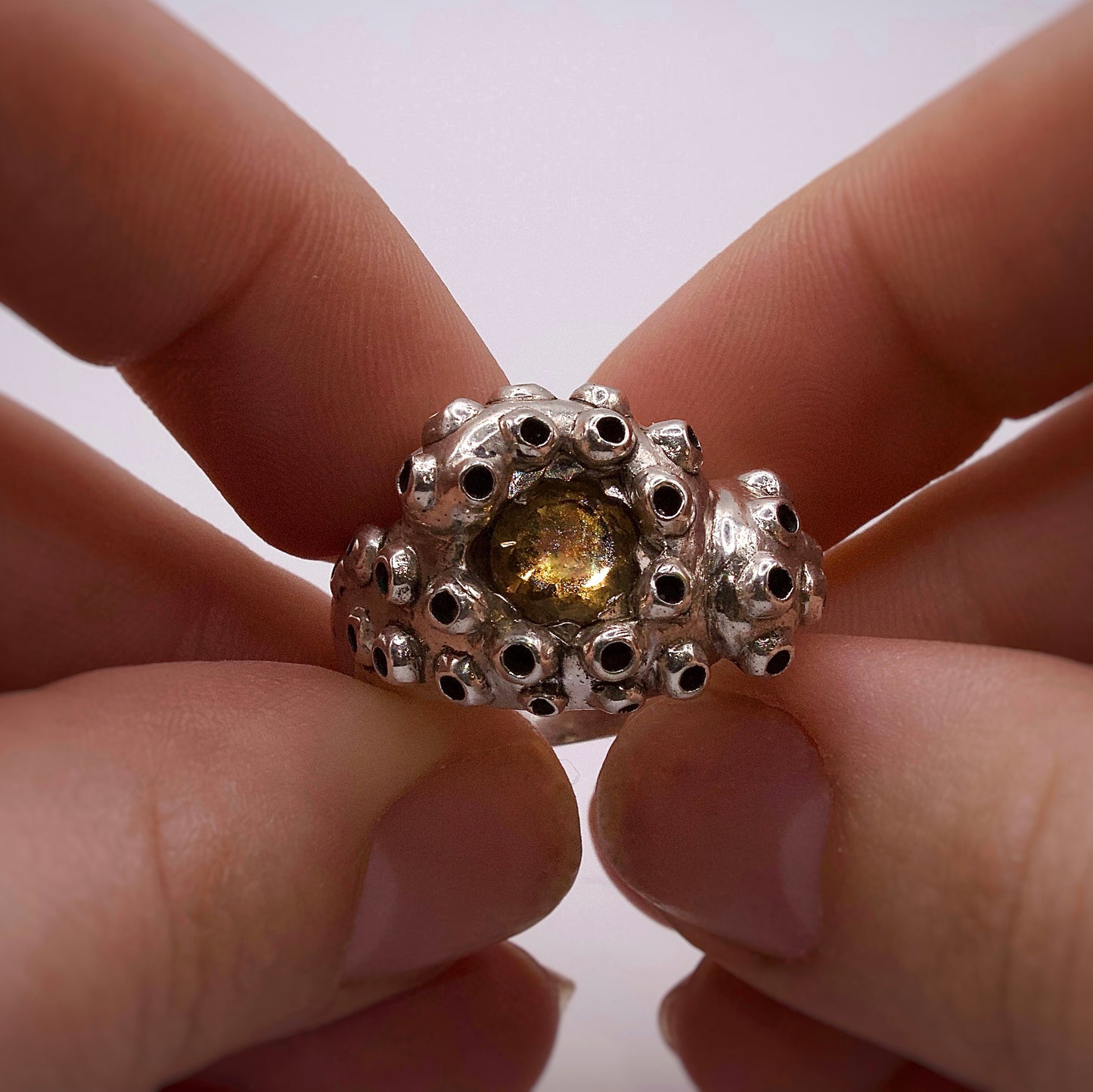 Inkling Silver Ring with Citrine