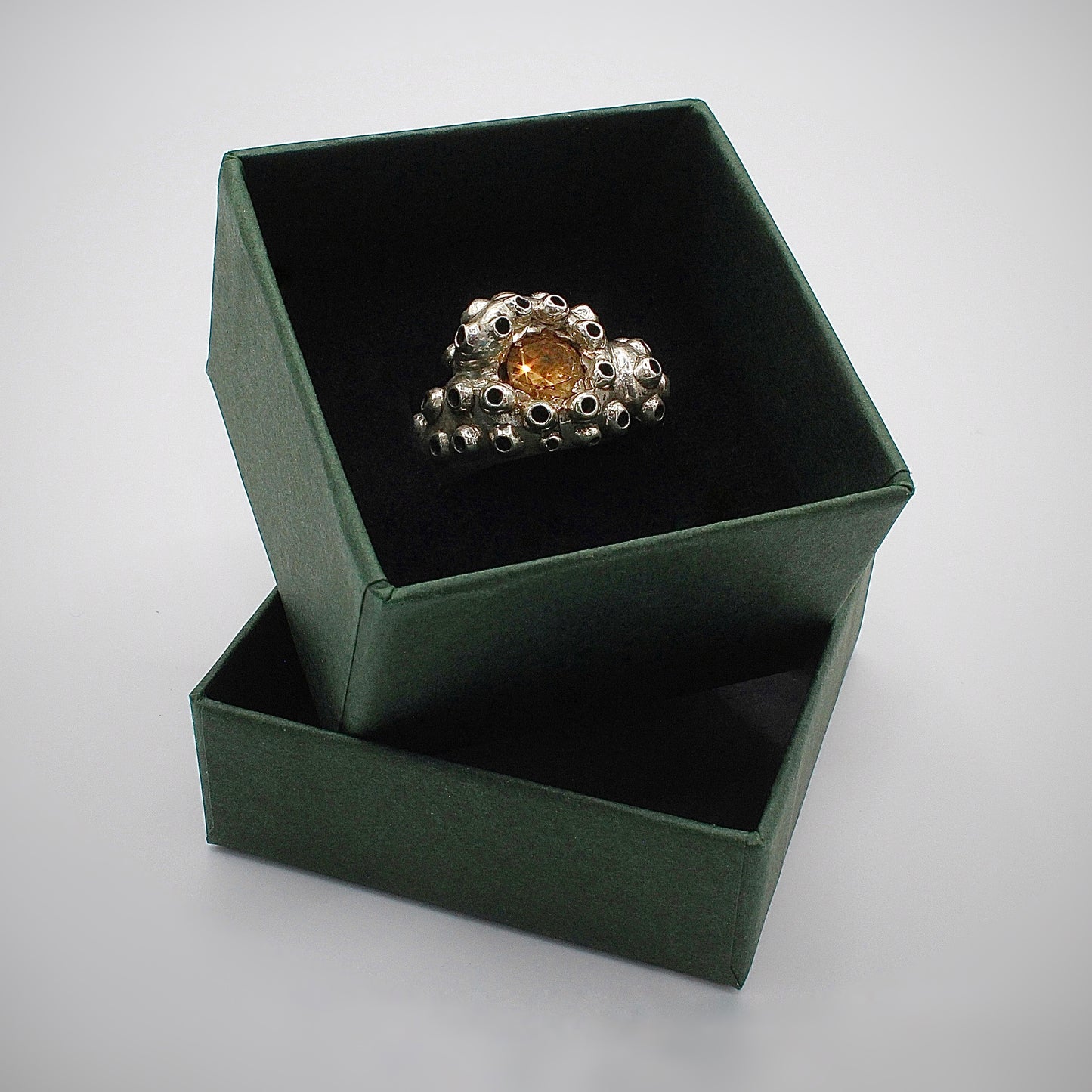 Inkling Silver Ring with Citrine